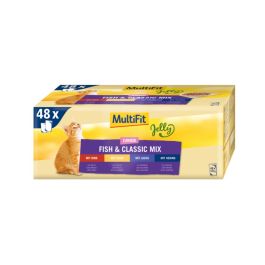 MultiFit Cat Junior Classic riba v želeju Multipack 48x100 g