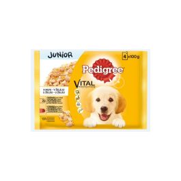 Pedigree Junior piščanec/govedina v želeju 4 x 100 g