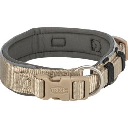 Trixie Ovratnica Premium M-L 40-48cm/40 mm, bež/grafit