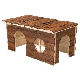 Trixie lesena hiška za glodavce Jerrik 40x23x20 cm