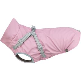Trixie dežni plašč za pse Pontis z oprsnico S roza, 36 cm