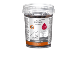 Platinum priboljšek za pse Fit-Sticks perutnina in jagnjetina 300 g