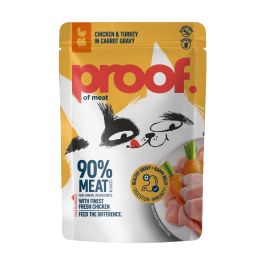 Proof Cat Adult piščanec in puran v korenčkovi omaki, vrečka 85 g