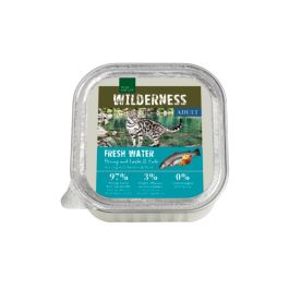 Real Nature Cat Wilderness Adult Fresh Water sled z lososom in raco 100g ALU-pak