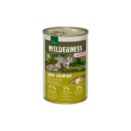 Real Nature Cat Wilderness Kitten True Country piščanec in losos 400g konzerva
