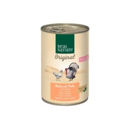 Real Nature Kitten piščanec s puranom, pašteta 400g konzerva
