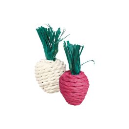 Trixie Igrača za male živali Straw korenje, koruza 8 cm, 2 kos
