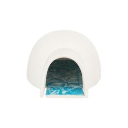 Trixie poletje glodalci Igloo s podlogo za hlajenje 13 x 9 x 15 cm bela