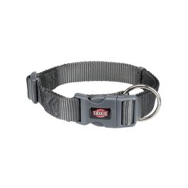 Trixie ovratnica za pse Premium L-XL 40-65 cm/25 mm siva