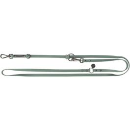 Trixie povodec za pse CityStyle PVC prilagljiv L–XL 2 m/20 mm sivozelena