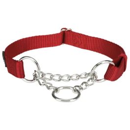 Trixie polzatezna ovratnica za pse Premium M-L 30-50 cm/20 mm rdeča