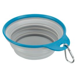 Trixie Potovalna posoda silikon trd rob 0.5 l/fi-14 cm