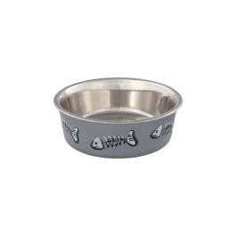 Trixie Posoda za mačke kovinska s plastično oblogo 0,25l/12 cm
