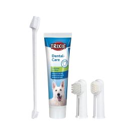 Trixie Set za ustno higieno pasta/ščetka/naprstnik