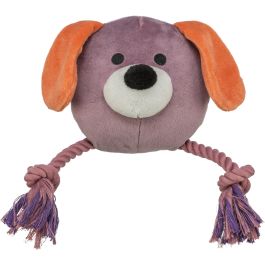 Trixie igrača za pse pliš/vrv pes 27 cm