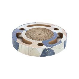 Trixie praskalnik za mačke Karton z žogicami fi-33 cm krem/modra