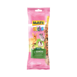 MultiFit Priboljšek Sticks z zelenjavo za kunce in glodavce 112 g