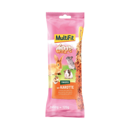 MultiFit Priboljšek Dipper s korenjem za kunce in glodavce 120 g