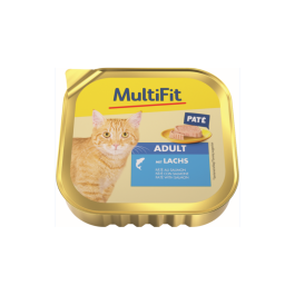 MultiFit Cat Adult losos pašteta 100 g ALU-pak