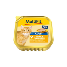MultiFit Cat Adult piletina pašteta 100 g ALU-pak