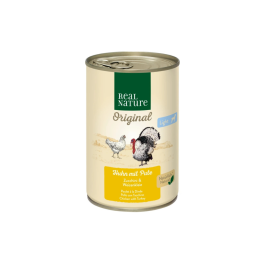 Real Nature Adult Light piščanec in puran 400 g