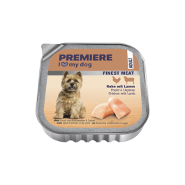 Premiere Finest Meat Adult piščanec in jagnjetina 150 g, ALU-pak