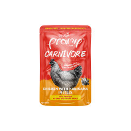 Pramy Cat Carnivore piščanec s prelivom iz rakovih palčk v želeju 70 g
