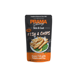 Prama Delicacy Skin&Coat riba in krompirčki v omaki 120 g