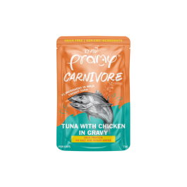 Pramy Cat Carnivore tuna s piščancem v omaki 70 g