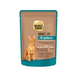 Select Gold Cat Adult Acceptance piščanec z jetri in lososom 85g vrečka