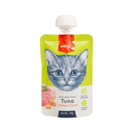 Wanpy Cat Tasty Meat Paste - tuna, piščanec in korenček 90 g