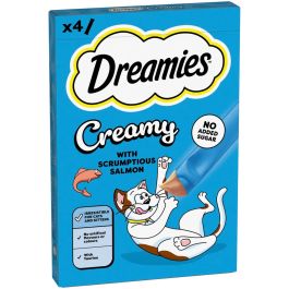 Dreamies priboljšek za mačke Creamy losos 4x10 g