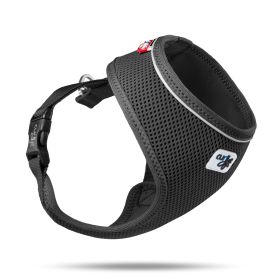 Curli oprsnica za pse Kylie Air-Mesh, črna