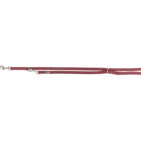 Trixie nastavljiv povodec za pse Premium dvoslojni XS-S 2 m/15 mm sangria