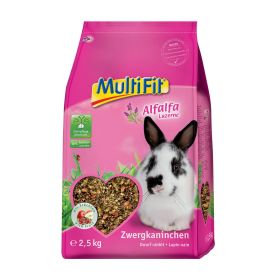 MultiFit Hrana z alfalfo za pritlikave kunce 2,5 kg
