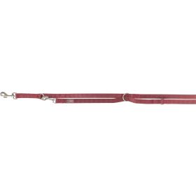 Trixie nastavljiv povodec za pse Premium XS 2 m/10 mm sangria
