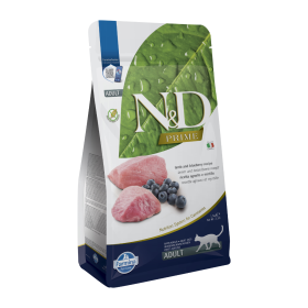 N&D Cat Adult Grain Free jagnje in borovnica 1,5 kg