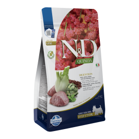 N&D Quinoa Dog Adult Mini Digestion jagnje in komarček 800 g