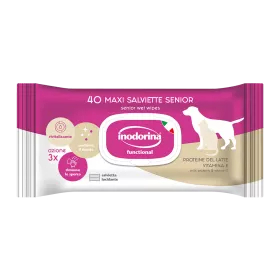 Inodorina Sensitive Milk Protein čistilni robčki, 40 kos