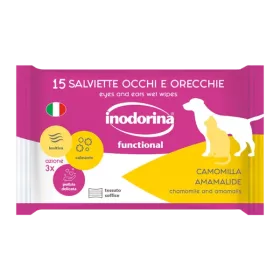 Inodorina Refresh Chamomile vlažni robčki 15 kos