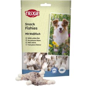 Trixie Priboljšek Premio Kosti ovite z belo ribo 100g
