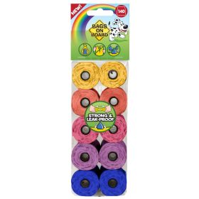 Bramton vrečkake za iztrebke Rainbow Refill Rolls 10 rola, 140 komada