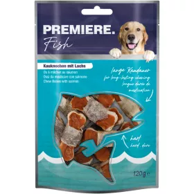 Premiere priboljšek za pse Chew bones losos 120 g/12 kosov