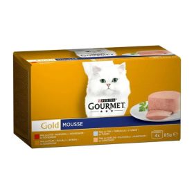 Gourmet Gold mousse MP meso/riba 4 x 85 g