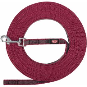 Trixie sledni povodec gumiran S-M 10 m/15 mm sangria