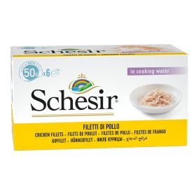 Schesir Cat Piščančji file natural multipack 6x50 g konzerva