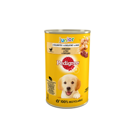 Pedigree Junior piščanec v želeju konzerva400 g