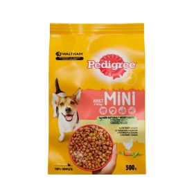 Pedigree Mini Adult perutnina/zelenjava/riž 500 g