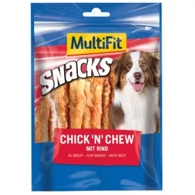 MultiFit priboljšek za pse Chick'n Chew govedina n.4 500 g
