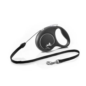 Flexi Black Design povodec, črn